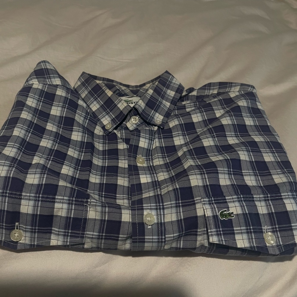 Lacoste men’s button down shirt